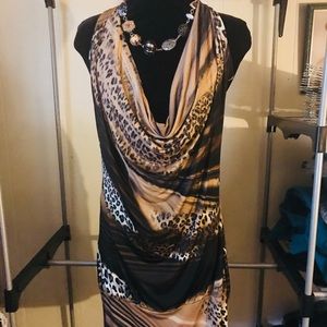 Leopard print dress